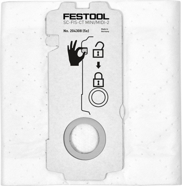 Festool Sacchetto filtro SELFCLEAN SC-FIS-CT MINI/MIDI-2/5