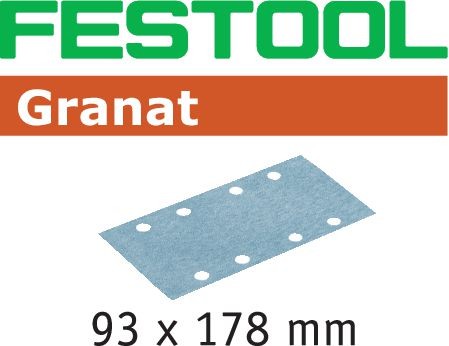 Festool Foglio abrasivo STF 93X178 P100 GR/100 Granat