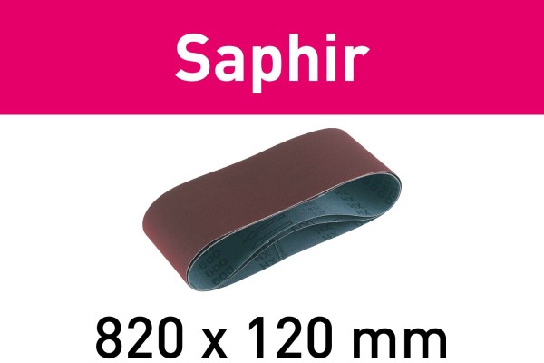 Festool Schleifband Saphir 820x120-P100-SA/10, VE 10 Stück