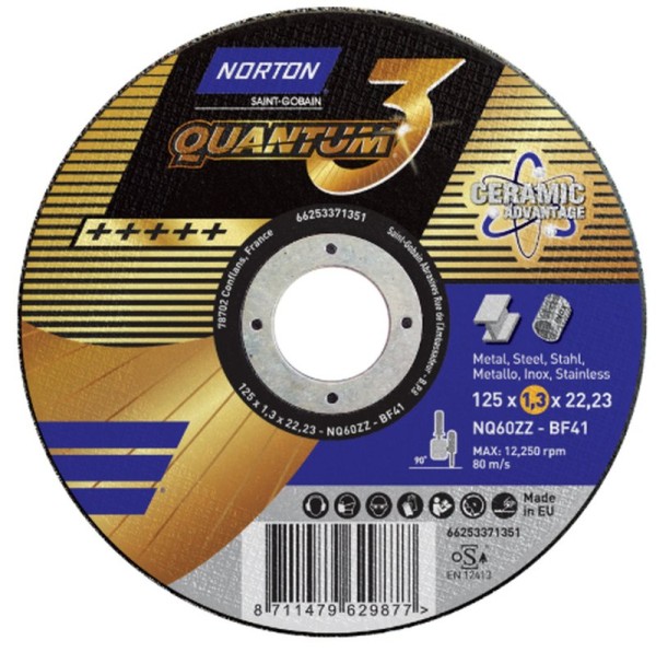 Norton Disco da taglio Quantum3 115x1,6x22.23mm
