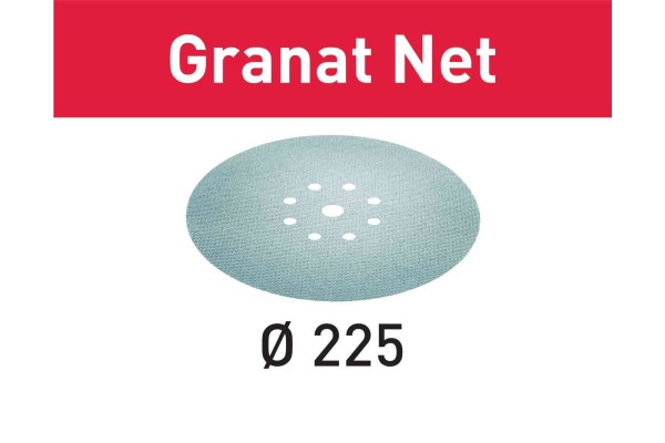 Festool Abrasivo a rete STF D225 P180 GR NET/25 Granat Net, conf. 1 pezzo