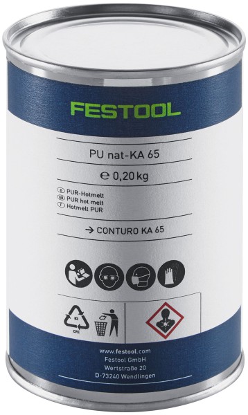 Festool PU nat 4x-KA 65 Colla PU naturale - 4 pz.