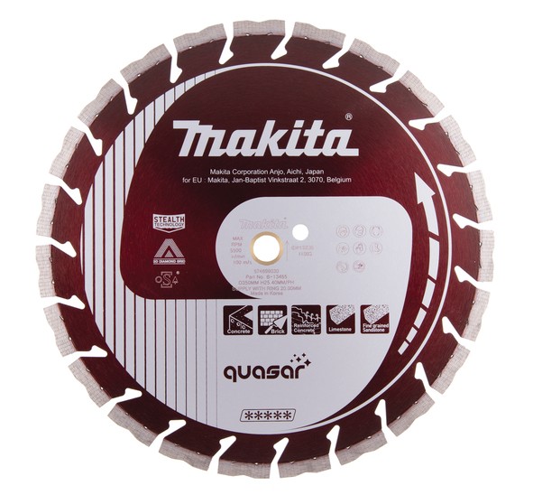 Makita Disco diamantato QUASAR STEALTH 350x25,4/20mm