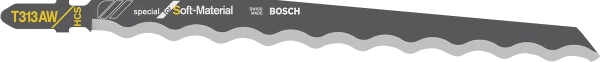 Bosch Stichsägeblätter Special for Soft material T 313 AW 152mm
