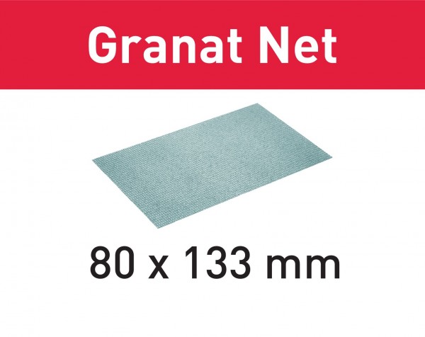 Festool Abrasivo a rete STF 80x133 P80 GR NET/50 Granat Net, conf. 1 pezzo