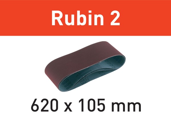 Festool Nastro abrasivo Rubin 2 L620X105-P80 RU2/10