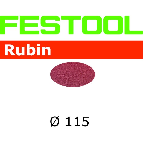 Festool Schleifscheibe Rubin STF D115/0 P24 RU/50